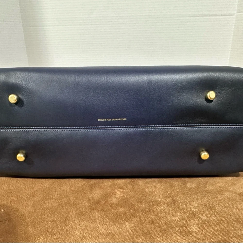 Coach Navy Soft Empire Carryall 40 - Picture 5 of 11
